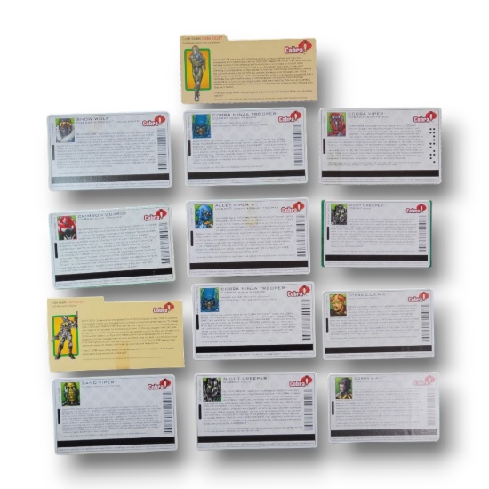 GI Joe Spytroops / Valor Vs. Venom Cobra Troop Builder File Card Grouping