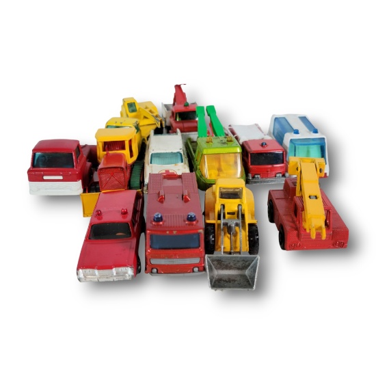 Vintage DieCast Vehicle Grouping: Older Lesney, Matchbox etc.