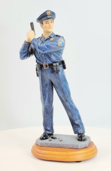 Vanmark Blue Hats Of Bravery "Ready And Waiting" Limited Edition Police Figurine