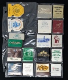 Vintage Advertising Matchbooks – Ephemera & Tobacciana Grouping – Assorted Sheet