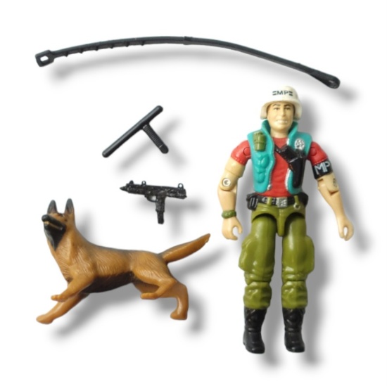 GI Joe 1987 Law & Order Action Figure Toy Complete w/ FileCard