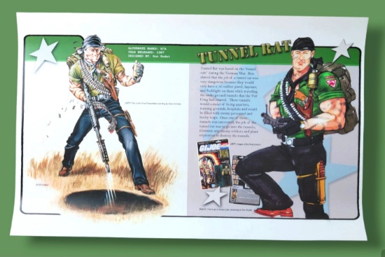 Tunnel Rat "Creating G.I. Joe: A Real American Hero" Exclusive 17"x11" Print