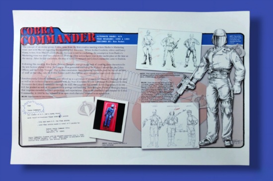 Cobra Commander "Creating G.I. Joe: A Real American Hero" Exclusive 17"x11" Print