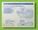 GI Joe LAW (Laser Artillery Weapon) Playset Toy Vintage Hasbro Blueprints/Instructions