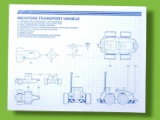 GI Joe Weapons Transport Vehicle Toy Vintage Hasbro Blueprints/Instructions