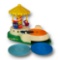 Vintage Fisher Price Little People 170 Change-A-Tune Carousel Record Player