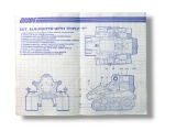 GI Joe Sgt. Slaughter Triple T Tank Vehicle Toy Vintage Hasbro Blueprints/Instructions