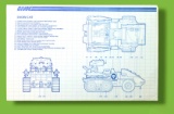 GI Joe Snow Cat Ski-Tank Vehicle Toy Vintage Hasbro Blueprints/Instructions