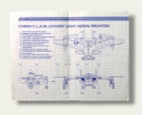 GI Joe Cobra C.L.A.W. Glider Vehicle Toy Vintage Hasbro Blueprints/Instructions
