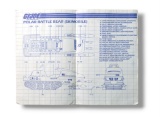 GI Joe Polar Battle Bear SkiMobile Vehicle Toy Vintage Hasbro Blueprints/Instructions
