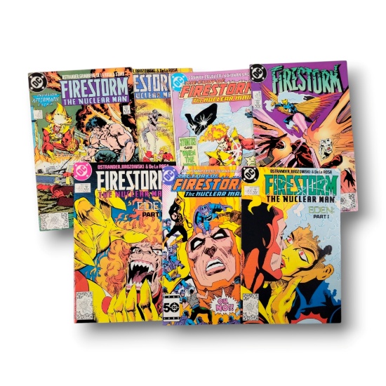 Firestorm the Nuclear Man Vol. 2 (1982–1990) Vintage DC Comic Book Grouping