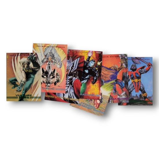1993 Marvel Masterpieces Impel Comic Book Trading Card Grouping