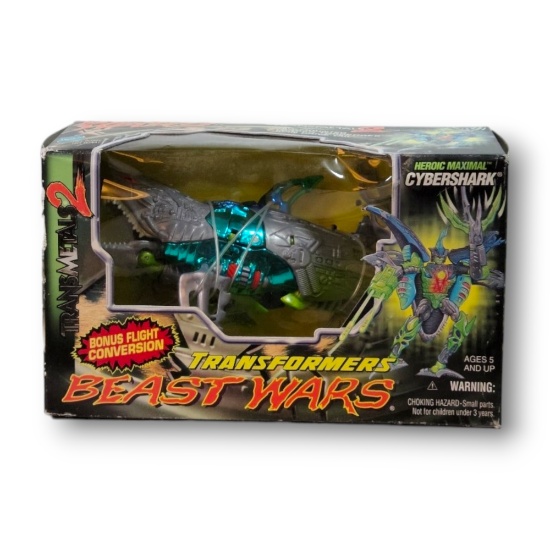 Transformers Beast Wars Cybershark Transmetals 2 Toy Action Figure