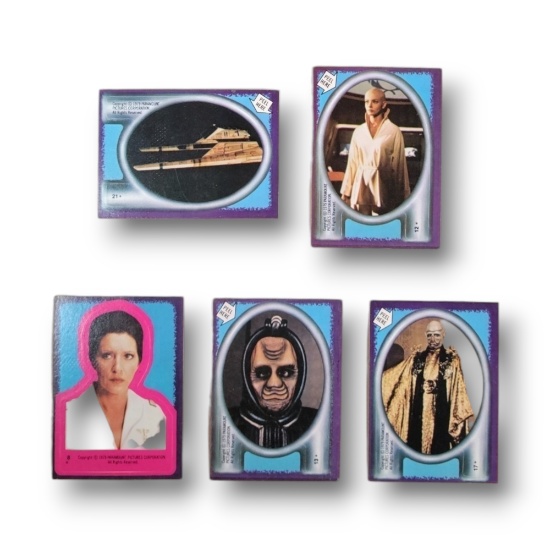 1979 Topps Star Trek Trading Sticker Cards Grouping