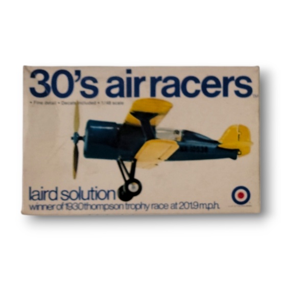 Entex 1:48 Scale Model Kit 1930’s Air Racers Laird Solution Unbuilt in Box