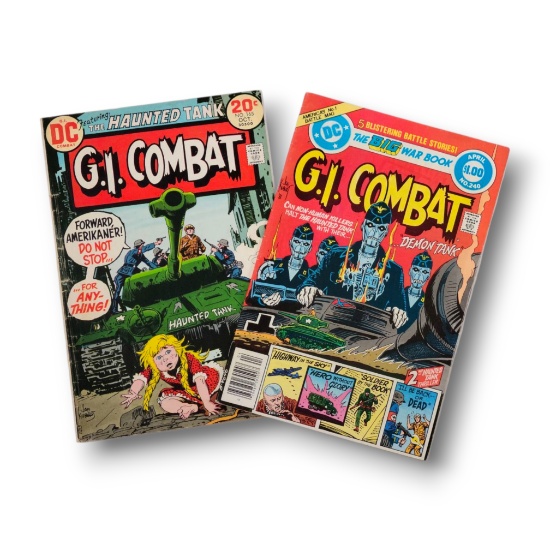 Vintage GI Combat Comics ’73 & ’82 War Stories -Demon Tank, JEB Stuart