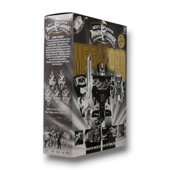 Mighty Morphin Power Rangers Bandai Black & Gold MegaZord Special Edition w/ Original Box