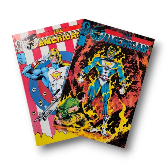 The American #1 & #2 | Vintage 1987 Dark Horse Comic Book Grouping