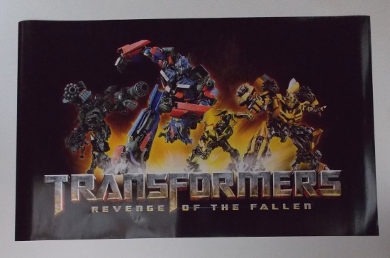 Transformers: Revenge of the Fallen Movie Promo Poster