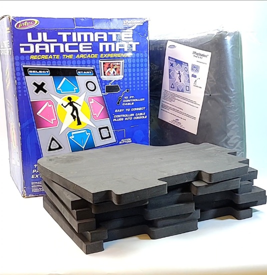 Intec Ultimate Dance Mat Controller for Sony PlayStation 2 – DDR Compatible Party Game Accessory