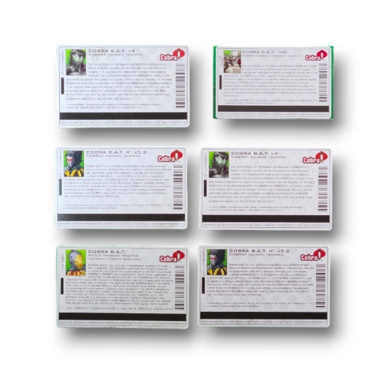 GI Joe Vs. Cobra / Spytroops / Valor Vs. Venom B.A.T. File Card Grouping