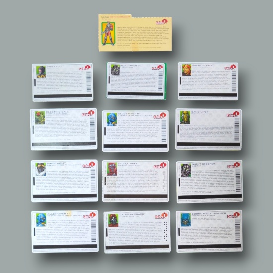 GI Joe Spytroops / Valor Vs. Venom Cobra Troop Builder File Card Grouping