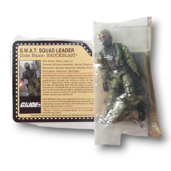 SWAT Shockblast (Shock Wave) 2008 G.I. Joe Convention Exclusive Action Figure