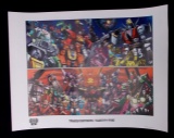 Transformers: Twenty-Five 2009 Botcon Limited Edition Anniversary Lithograph