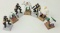 Marvel 2003 Superhero Chess Piece Figure Grouping