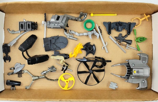 Kenner Batman Accessories & Weapon Grouping Vintage 1980s 1990s DC Parts