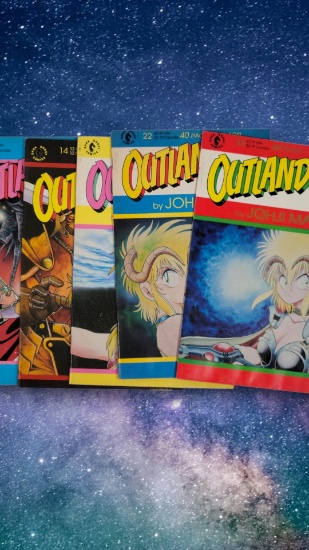 Outlanders Comic Book Lot – Eternity Manga Issues #4, 14, 20, 22, 30 (1988–1991)