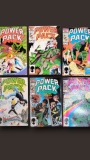 Power Pack Vintage Comic Lot  Grouping #20–25 Marvel 1986 Run Cloak Jarvis Keys