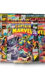 Captain Marvel Vol 1 1975-77 Marvel 1st Minerva Supremor Drax Comic Book Grouping