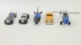 Batman Animated Series Diecast Mini Vehicles Grouping | 5 Loose | DC Comics Style
