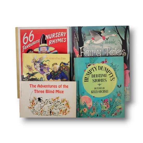 Vintage Children’s Storybook Collection – Nursery Rhymes & Fairy Tales