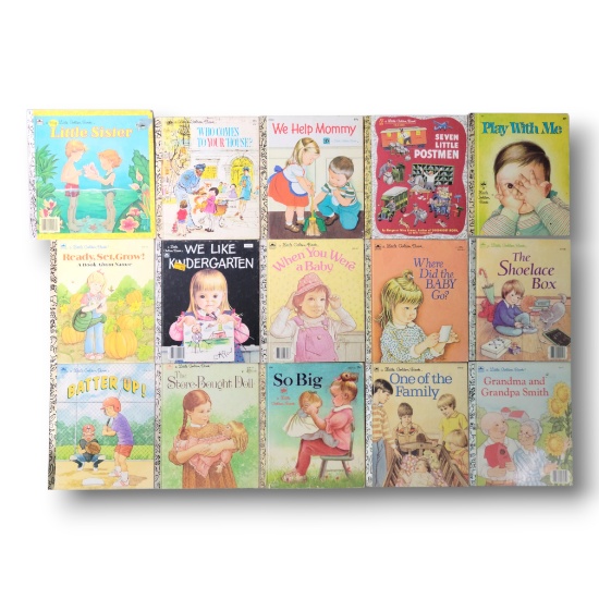 Vintage Little Golden Books (1952-1991) Classics & Educational Children's Book Collection
