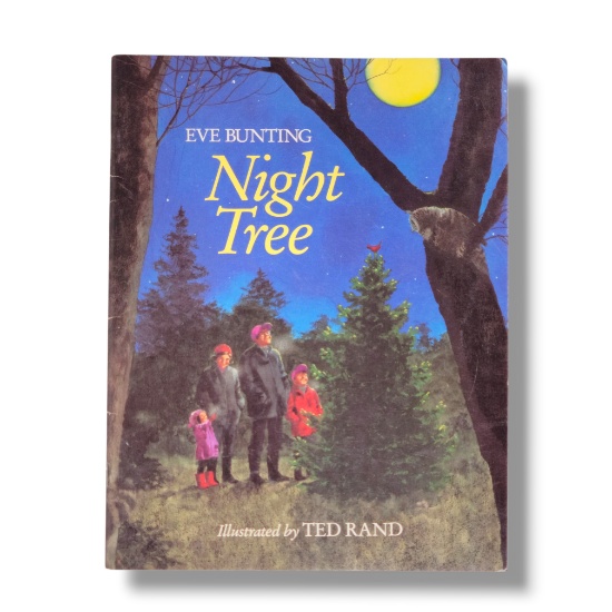 Night Tree Signed First Edition Eve Bunting 1991 Holiday Picture Book