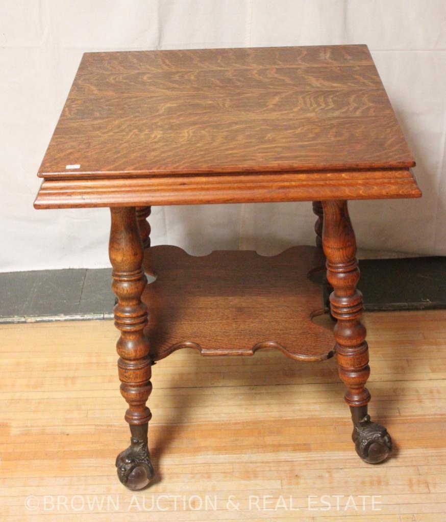 glass ball claw foot table