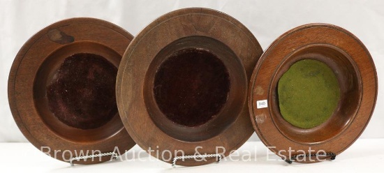 (3) Wooden offering plates