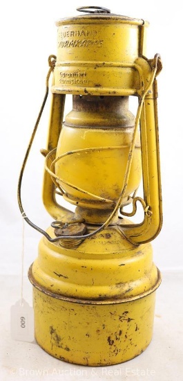 "Feurhand Sturmkappe" hurricane lantern (German made oil lamp)