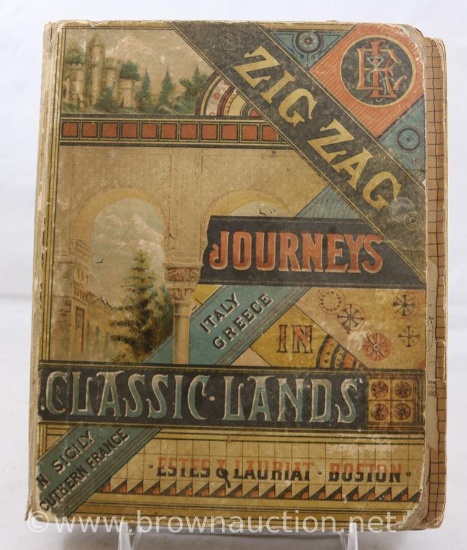 Book: Zigzag Journeys in Classic Lands (Boston: Estes and Lauriat, 1881) - as is