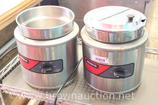(2) Nemco Commercial warmers