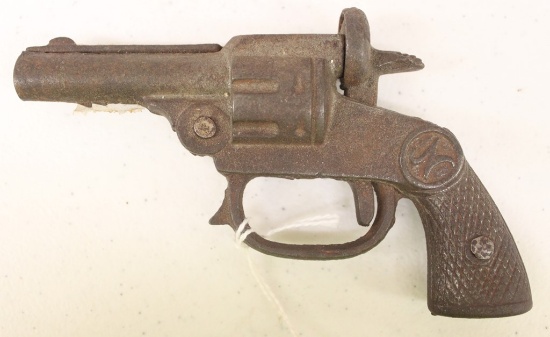 Vintage cast cap gun, "N"