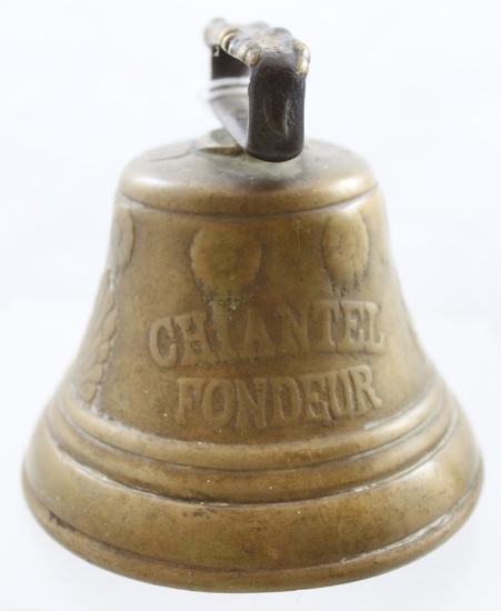 Chiantel Fondeur brass bell, 4" tall