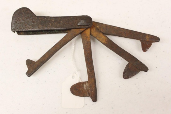 Antique Fleam set (bloodletting knives) - pretty rusted
