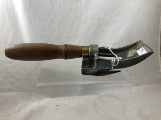 Antique Ice Shave, 19th century, wooden handle