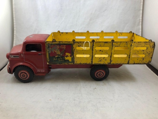 Marx Lumar stake truck with Coca-Cola advertising