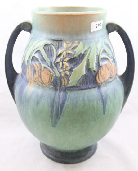 Roseville Baneda 597-10" vase, green
