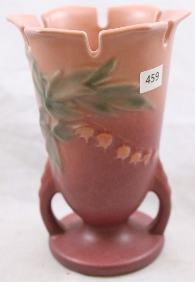 Roseville Bleeding Heart 964-6" vase, pink