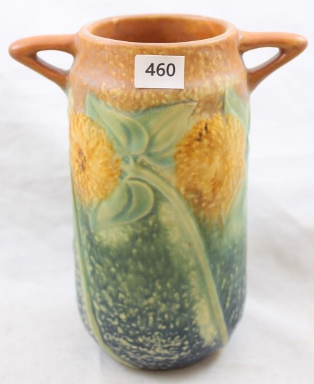 Roseville Sunflower 485-6" vase